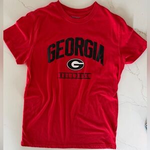 Red❤️ Georgia Bulldog T-Shirt, Large